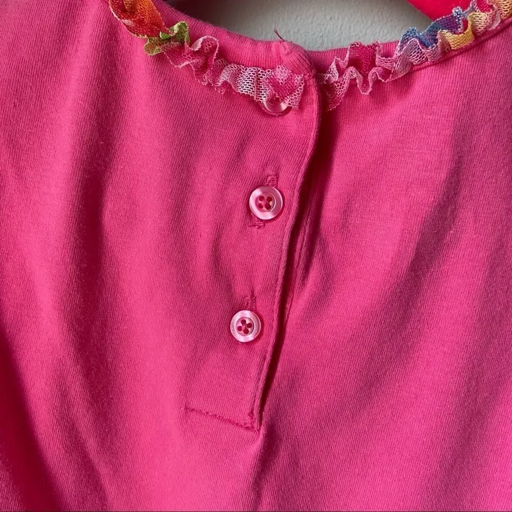 🍭6/$30 Kids Headquarters Floral Ruffle Tank - 6